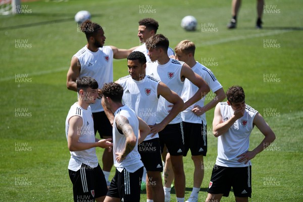 150621 - Wales Football Training - Ben Cabango during training