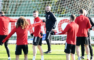 Wales Football Training 181119