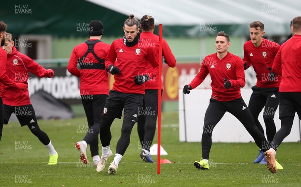 191118 - Wales Football Training - Gareth Bale of Wales during training