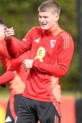 210325 - Wales Football Training - Jordan James ahead of the 2026 World Cup Qualifier with Kazakhstan 