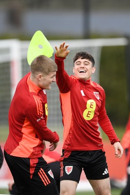 210325 - Wales Football Training - Daniel James ahead of the 2026 World Cup Qualifier with Kazakhstan 