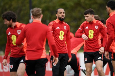 210325 - Wales Football Training - Sorba Thomas ahead of the 2026 World Cup Qualifier with Kazakhstan 