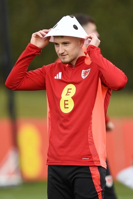 210325 - Wales Football Training - David Brooks ahead of the 2026 World Cup Qualifier with Kazakhstan 