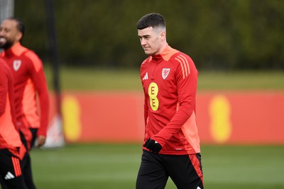 210325 - Wales Football Training - Tom Lawrence ahead of the 2026 World Cup Qualifier with Kazakhstan 