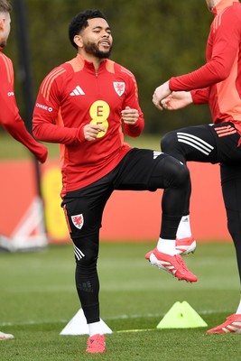 210325 - Wales Football Training - Jay Dasilva ahead of the 2026 World Cup Qualifier with Kazakhstan 