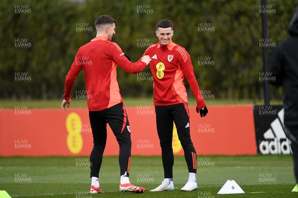 210325 - Wales Football Training - Tom Lawrence ahead of the 2026 World Cup Qualifier with Kazakhstan 