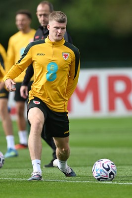230926 - Wales Football Training - Jordan James during training ahead of their upcoming Nations League match against Portugal