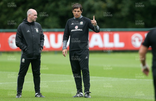 290817 - Wales Football Training - Manager Chris Coleman