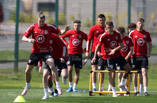 310521 - Wales Football Training - Gareth Bale during training