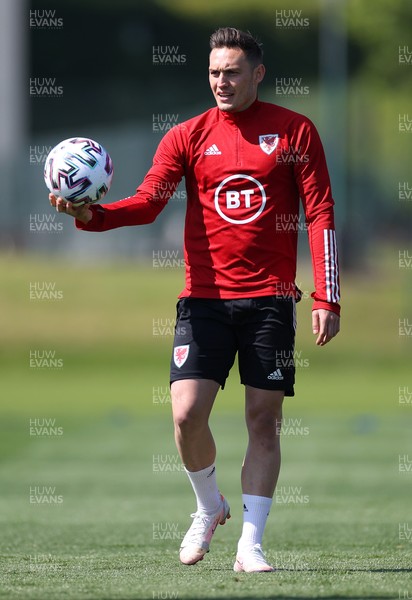 310521 - Wales Football Training - Connor Roberts during training