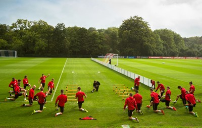 Wales Football Training 310816