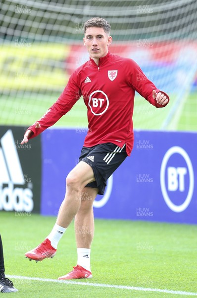 310821 - Wales Football Training - Harry Wilson during a Wales training session ahead of their friendly against Finland and World Cup qualifying matches against Belarus and Estonia