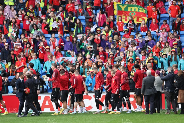 151122 - Wales Football Training Session -  during the final training session and send off from Wales as the team depart for the FIFA World Cup in Qatar