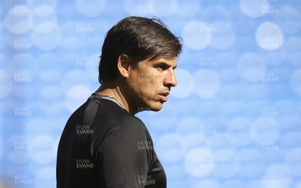 010917 - Wales Football Training Session - Wales manager Chris Coleman ahead of the training session prior to the World Cup Qualifying match against Austria