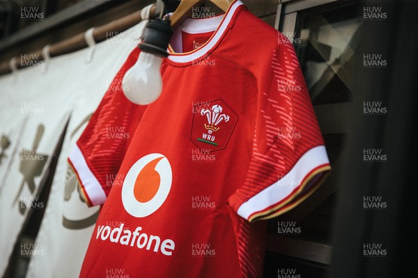 300625 - Picture shows the Welsh Rugby jersey in Kitakyushu