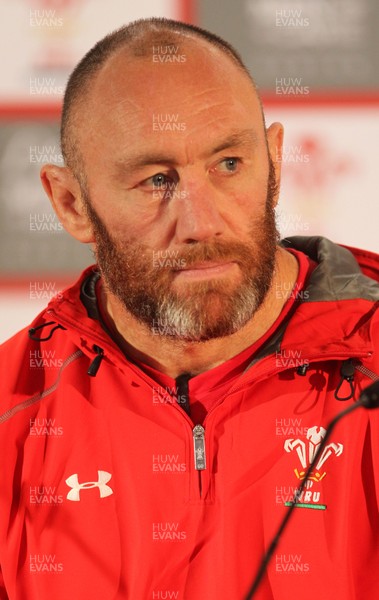 081113  - Wales Captain Run - Press Conference - Robin McBrybe, forwards coach   