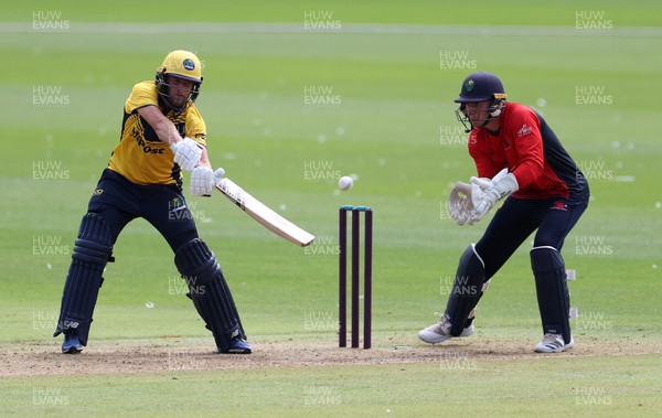 310722 - Wales National County v Glamorgan - One Day Tour Match - Billy Root of Glamorgan batting