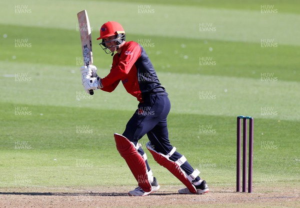310722 - Wales National County v Glamorgan - One Day Tour Match - Ben Kellaway of Wales batting