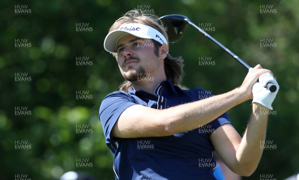 03.06.11 -SAAB Wales Open 2011, Celtic Manor Resort, Newport -  Victor Dubuisson tees off on the 14th  