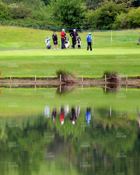 01.06.10 - Wales Open Golf Competitors take part in a practice session ahead of this years Wales Open Golf 