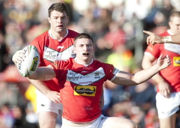 251012 -  Wales v England - Rugby League -     Joe Burke of Wales   