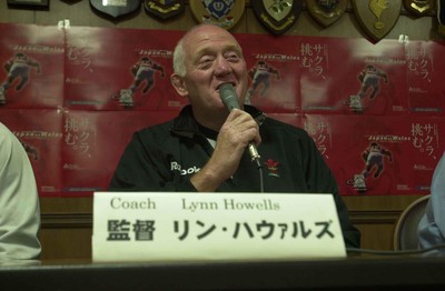 020601 -  Wales Rugby - Coach Lynn Howells  at press conference in Tokyo