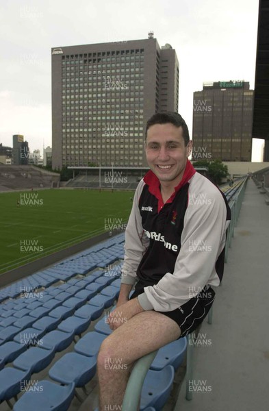 020601 -  Wales Rugby - Stephen Jones at the ground where he captains Wales for the first time