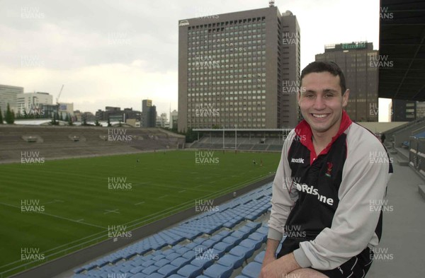 020601 -  Wales Rugby - Stephen Jones at the ground where he captains Wales for the first time