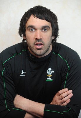 08.03.10 - Wales Rugby Wales' Jonathan Thomas speaks to the media ahead of his sides' Six Nations match against Ireland on Saturday 