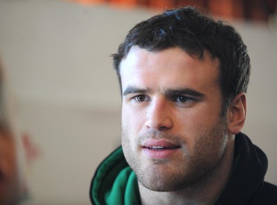 08.03.10 - Wales Rugby Wales' Jamie Roberts speaks to the media ahead of his sides' Six Nations match against Ireland on Saturday 