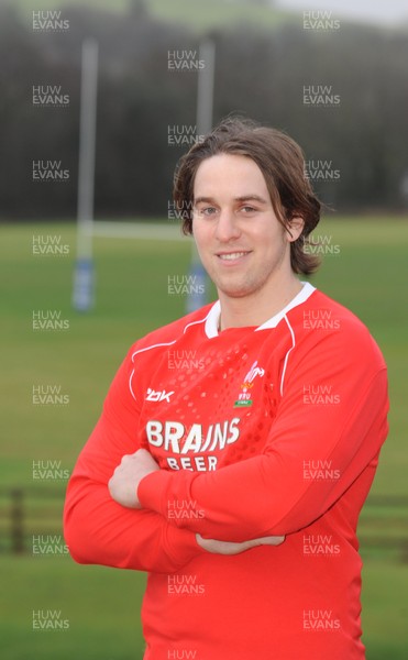 14.01.08 ...Wales Rugby Press Conference. Ryan Jones who has been appointed Wales' rugby captain for the forthcoming RBS Six Nations  