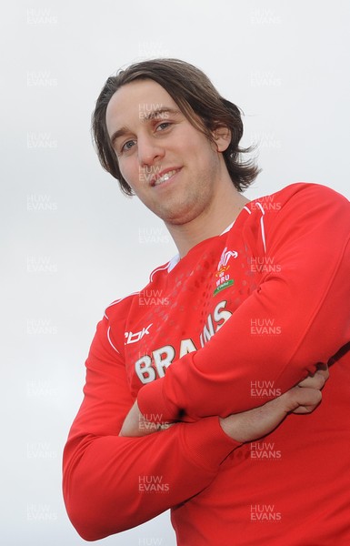 14.01.08 ...Wales Rugby Press Conference. Ryan Jones who has been appointed Wales' rugby captain for the forthcoming RBS Six Nations  