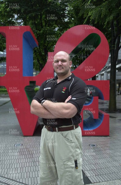 150601 - Wales Rugby - Craig Quinnell in Tokyo