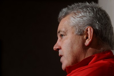 18.02.10 - Wales Rugby Interviews - Wales head coach Warren Gatland talks to reporters. 