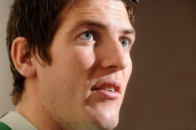 18.02.10 - Wales Rugby Interviews - James Hook talks to reporters. 