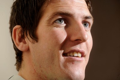 18.02.10 - Wales Rugby Interviews - James Hook talks to reporters. 