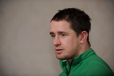 18.02.10 - Wales Rugby Interviews - Shane Williams talks to reporters. 
