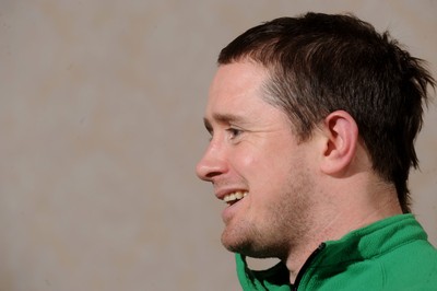 18.02.10 - Wales Rugby Interviews - Shane Williams talks to reporters. 
