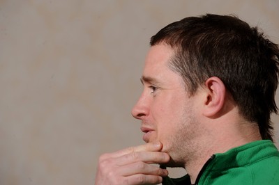 18.02.10 - Wales Rugby Interviews - Shane Williams talks to reporters. 