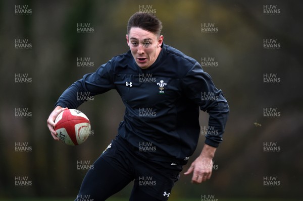 201118 - Wales Rugby Training - Josh Adams during training