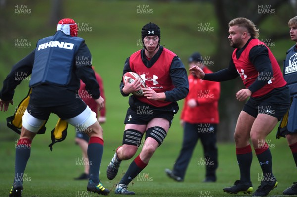 201118 - Wales Rugby Training - Adam Beard during training