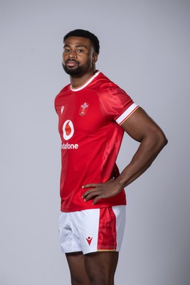 281024 - WRU Wales Rugby Squad Headshots - Christ Tshiunza