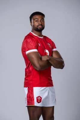 281024 - WRU Wales Rugby Squad Headshots - Christ Tshiunza