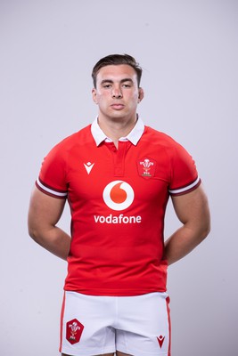 220124 - Wales Rugby Headshots for Guinness 6 Nations 2024 - Taine Basham