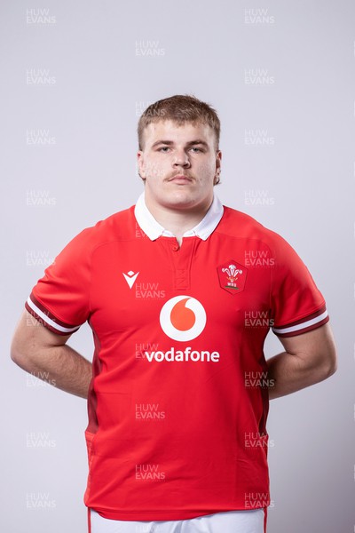 220124 - Wales Rugby Headshots for Guinness 6 Nations 2024 - Archie Griffin