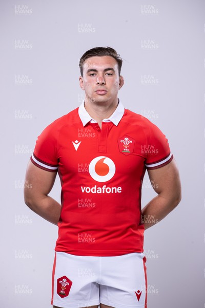 220124 - Wales Rugby Headshots for Guinness 6 Nations 2024 - Taine Basham