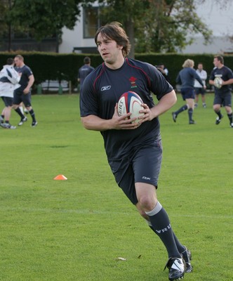 31.05.08 Wales rugby in S.Africa... Wales Ryan Jones during team training at Western Province Cricket Club in Cape Town.   