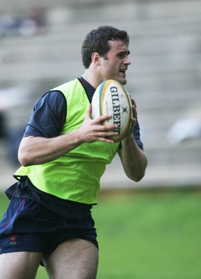 31.05.08 Wales rugby in S.Africa... Jamie Roberts during training at Westerford High School in Cape Town.   