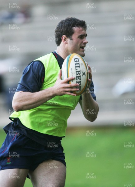 31.05.08 Wales rugby in S.Africa... Jamie Roberts during training at Westerford High School in Cape Town.   