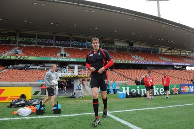 01.10.11 - Wales Rugby Captains Run - Ryan Jones during training. 
